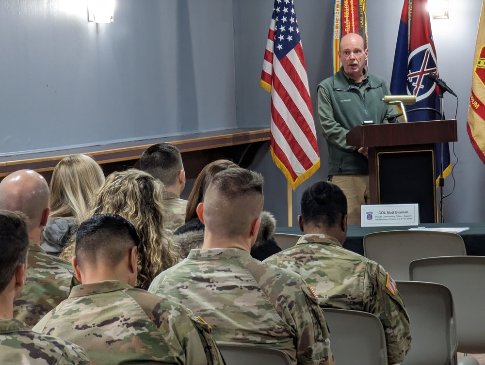 Fort Drum Safety personnel inform community members about explosives safety