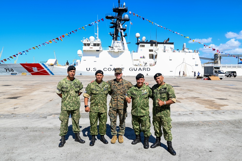 USCGC Stone conducts tours in Montevideo, Uruguay