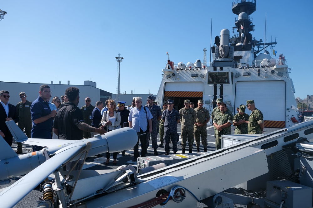 USCGC Stone conducts training exercises with Uruguay