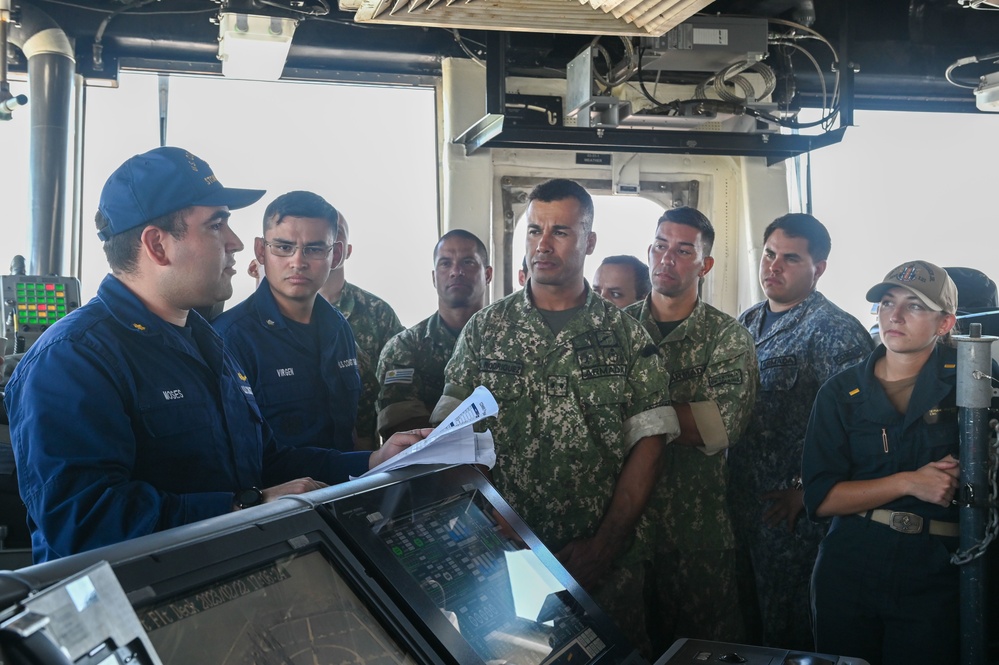 USCGC Stone conducts training exercises with Uruguay