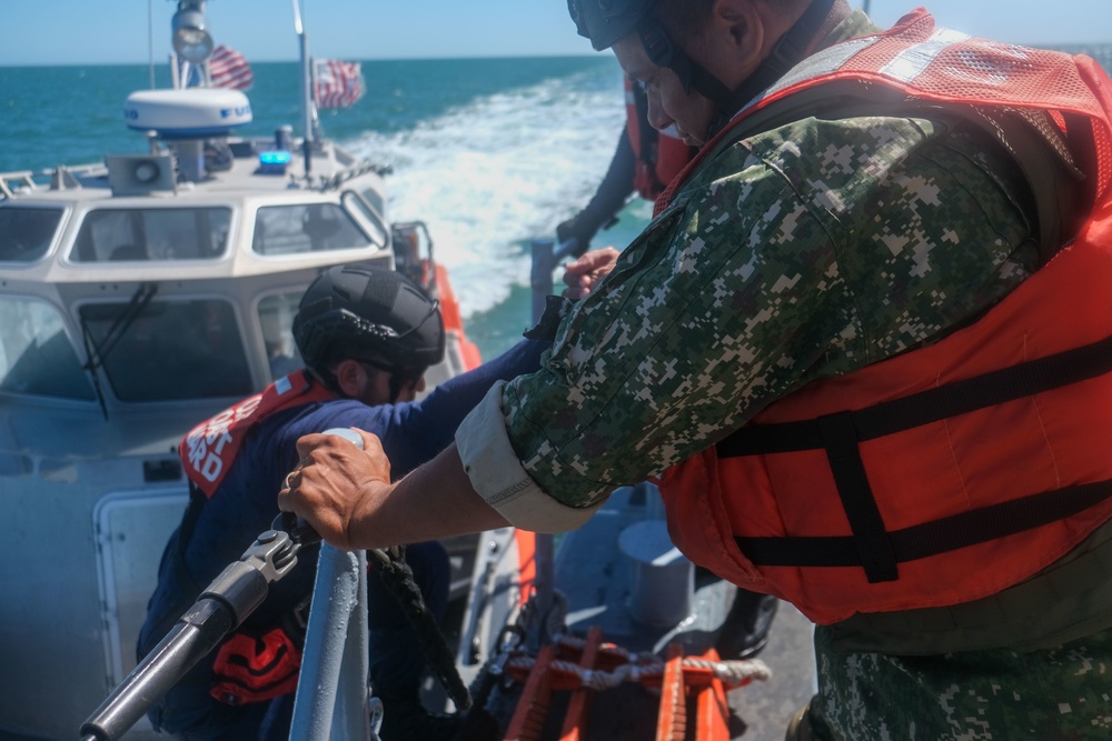 USCGC Stone conducts training exercises with Uruguay