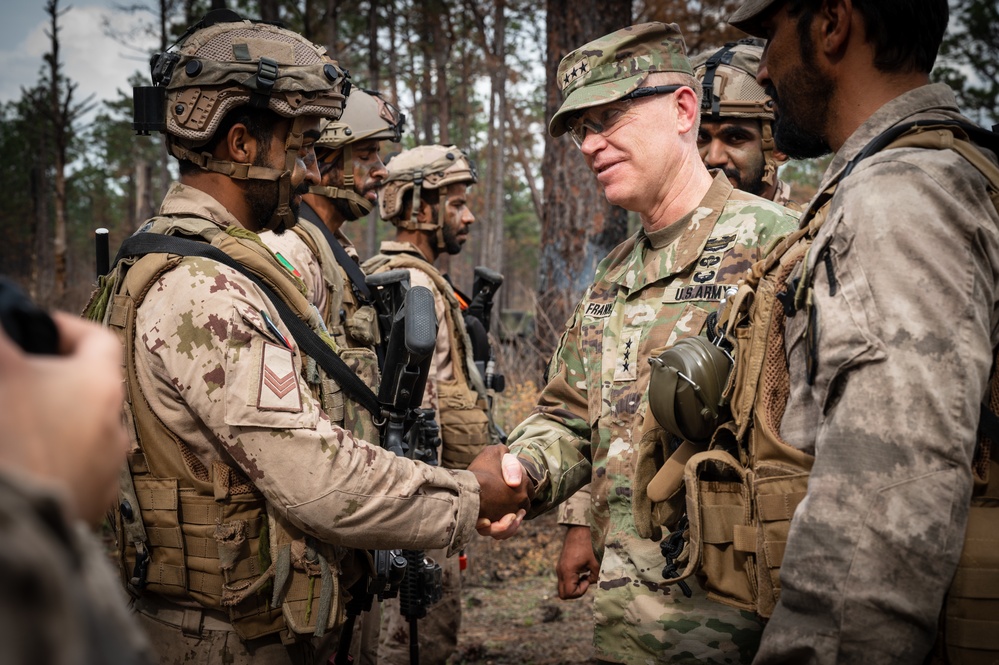 USARCENT Commander visits JRTC rotation 23-04