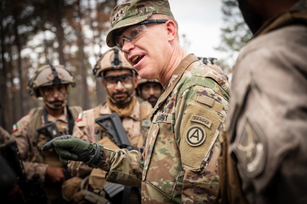 USARCENT Commander visits JRTC rotation 23-04