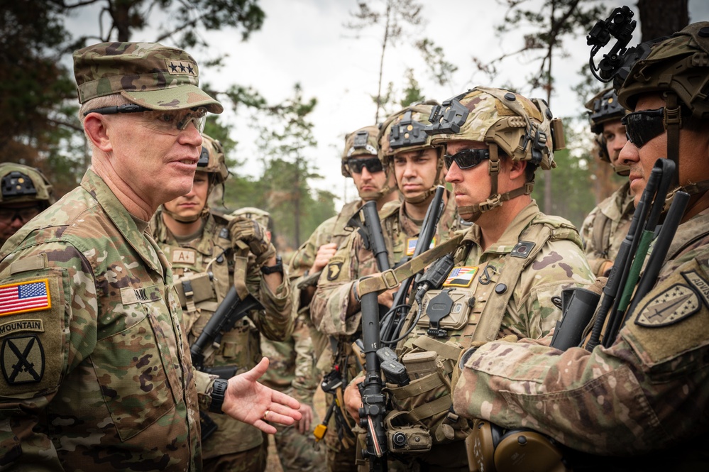 USARCENT Commander visits JRTC rotation 23-04