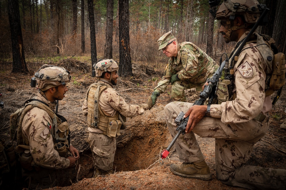 USARCENT Commander visits JRTC rotation 23-04