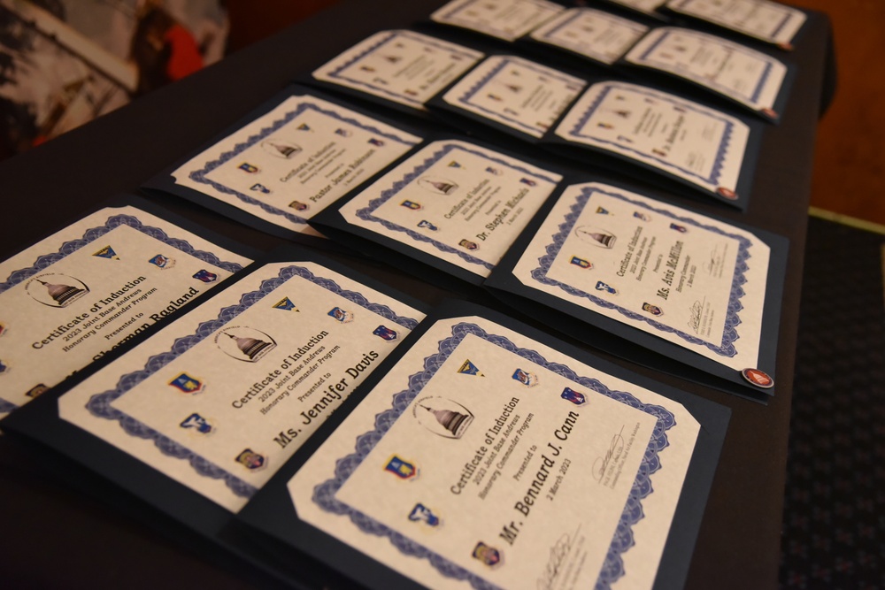 JBA welcomes new honorary commanders