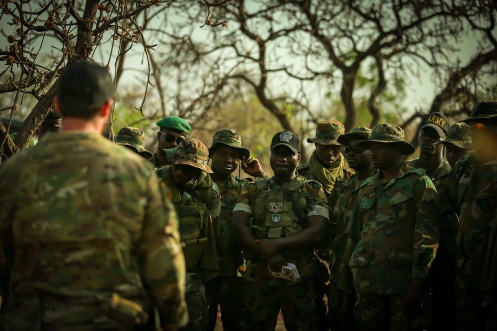 U.S. and Ghanaian Forces conduct Counter-IED training