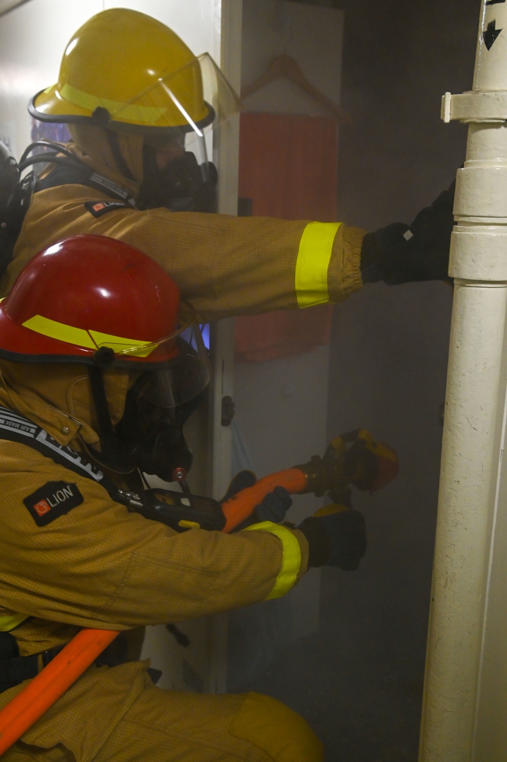 USCGC Stone’s crew conducts training drills while underway