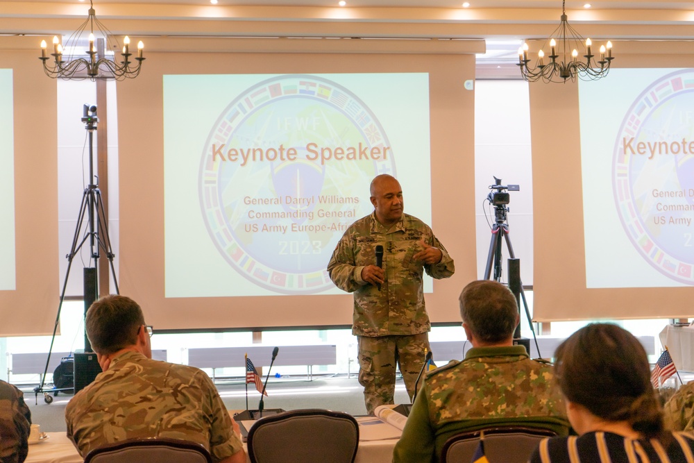 IFWF 23 Guest Speaker, General Darryl A. Williams attends