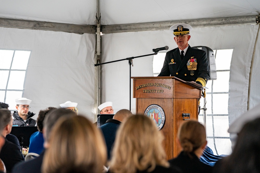 Destroyer Squadron Twenty Two Change of Command