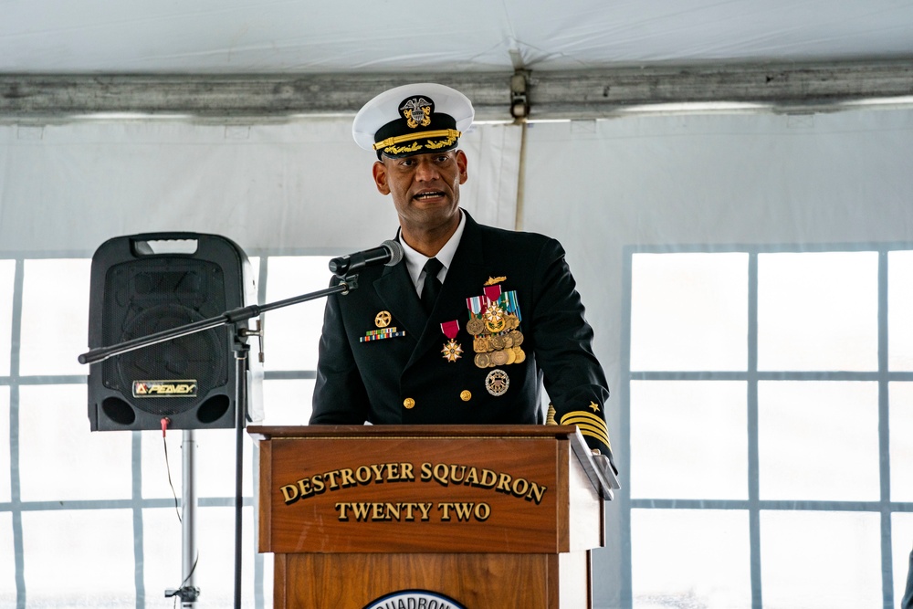 Destroyer Squadron Twenty Two Change of Command