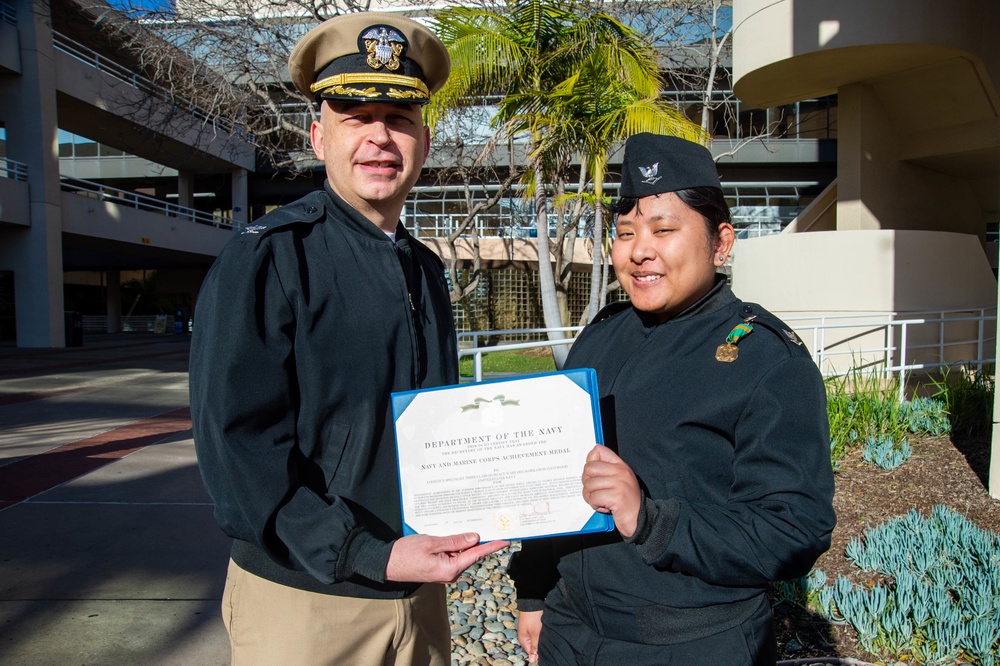 NMRTC San Diego Awards Sailors