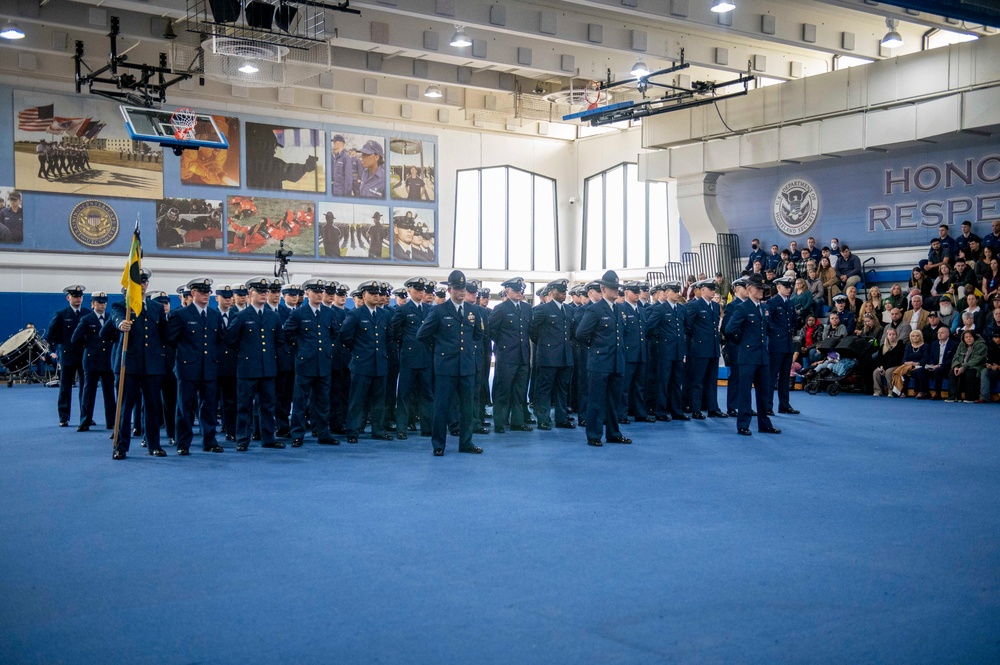 Recruit Company India-203 Graduates Basic Training at U.S. Coast Guard Training Center Cape May