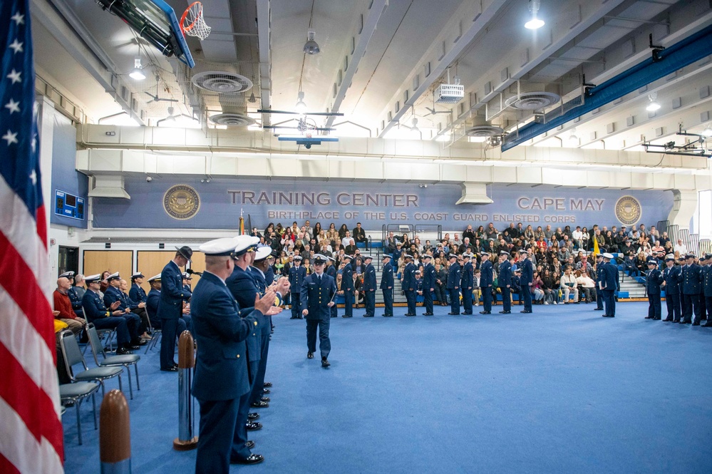 Recruit Company India-203 Graduates Basic Training at U.S. Coast Guard Training Center Cape May