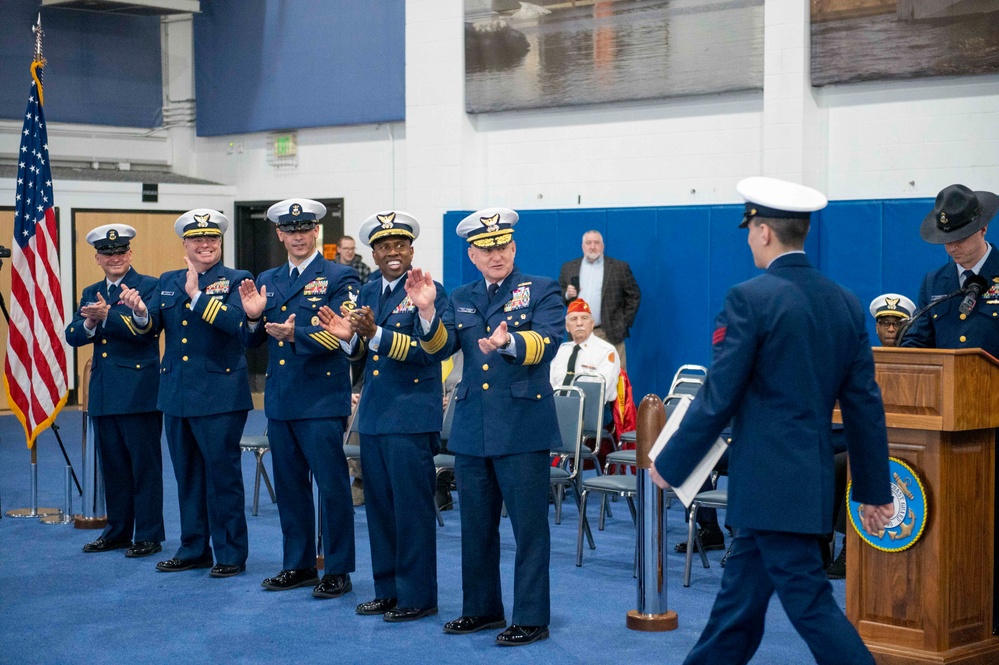 Recruit Company India-203 Graduates Basic Training at U.S. Coast Guard Training Center Cape May