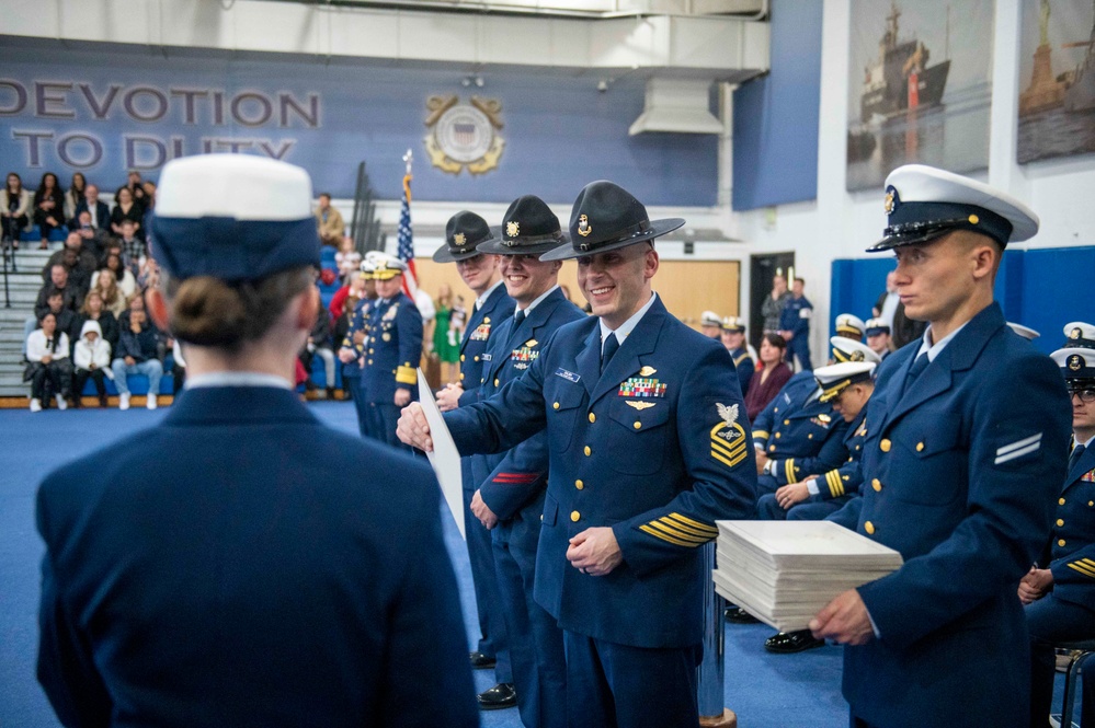 Recruit Company India-203 Graduates Basic Training at U.S. Coast Guard Training Center Cape May