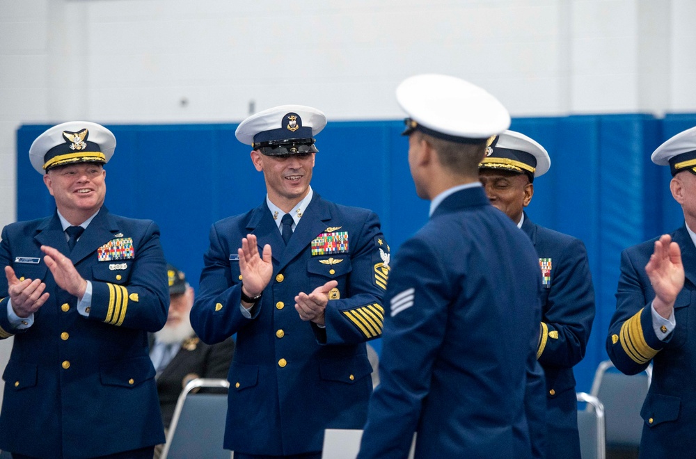 Recruit Company India-203 Graduates Basic Training at U.S. Coast Guard Training Center Cape May