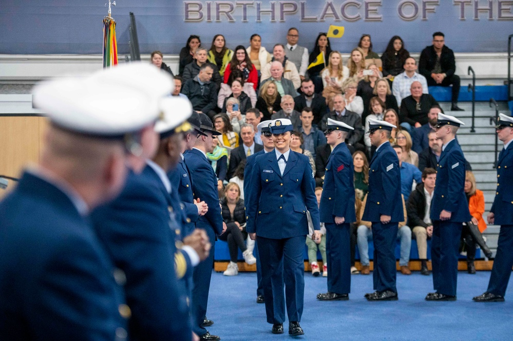 Recruit Company India-203 Graduates Basic Training at U.S. Coast Guard Training Center Cape May