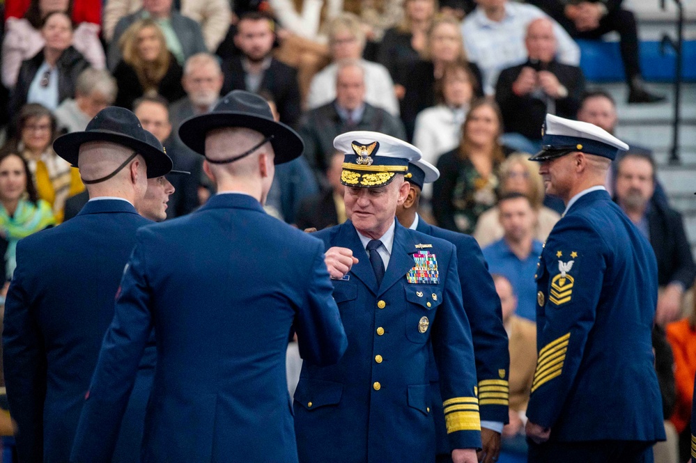 Recruit Company India-203 Graduates Basic Training at U.S. Coast Guard Training Center Cape May