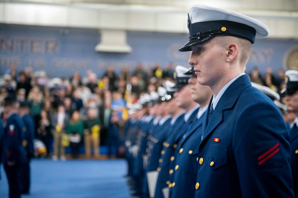 Recruit Company India-203 Graduates Basic Training at U.S. Coast Guard Training Center Cape May