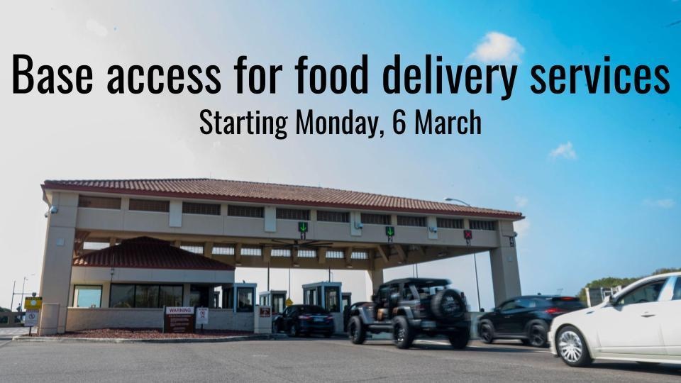 6th SFS outlines base access for food delivery services