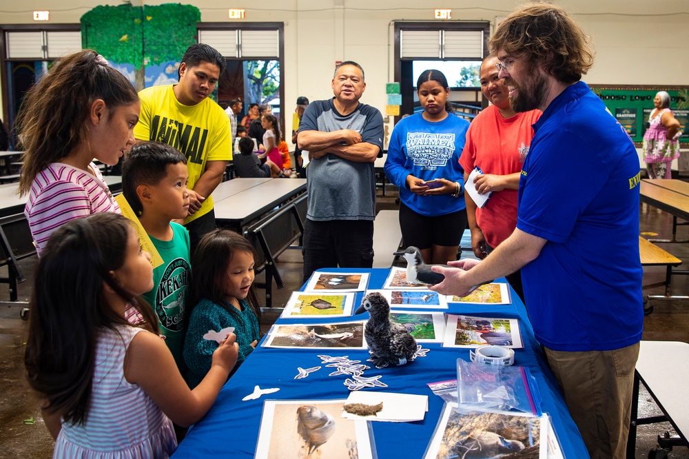 Navy Biologist Shares Conservation Efforts with Local Elementary School