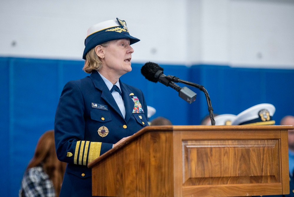 Recruit Company Hotel-203 Graduates Basic Training at U.S. Coast Guard Training Center Cape May