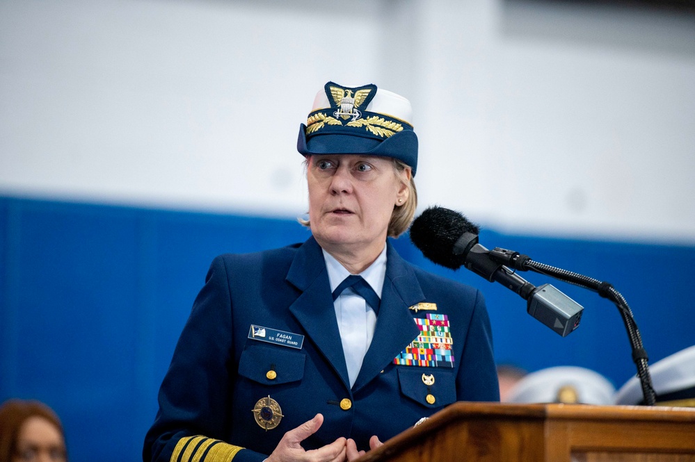 Recruit Company Hotel-203 Graduates Basic Training at U.S. Coast Guard Training Center Cape May