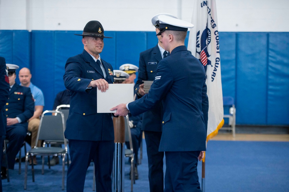 Recruit Company Hotel-203 Graduates Basic Training at U.S. Coast Guard Training Center Cape May