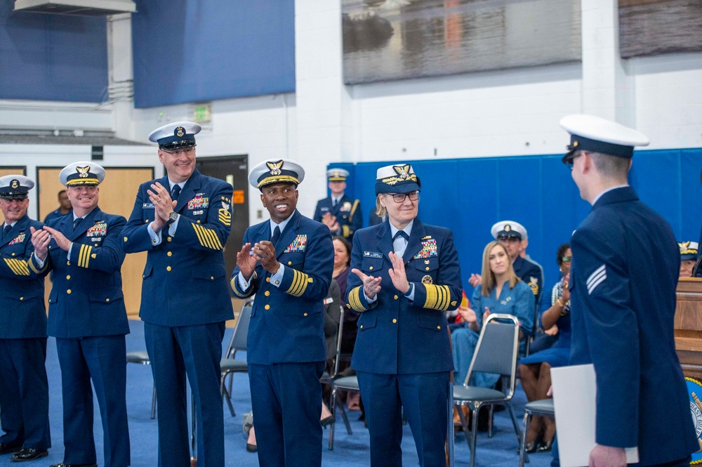 Recruit Company Hotel-203 Graduates Basic Training at U.S. Coast Guard Training Center Cape May