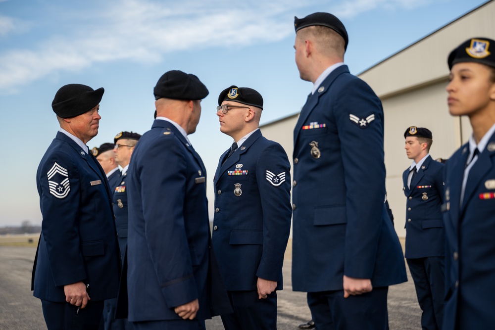 DVIDS - Images - 181st Security Forces Squadron conducts dress blues ...