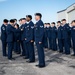 181st Security Forces Squadron conducts dress blues inspection