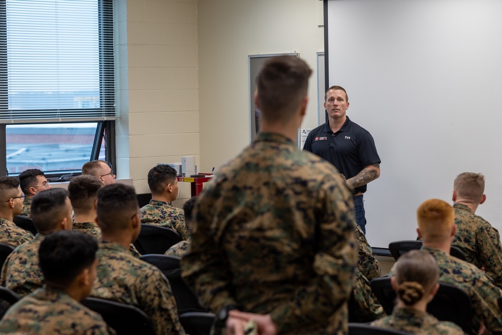 Medal of Honor Recipient Dakota Meyer Visits Cherry Point