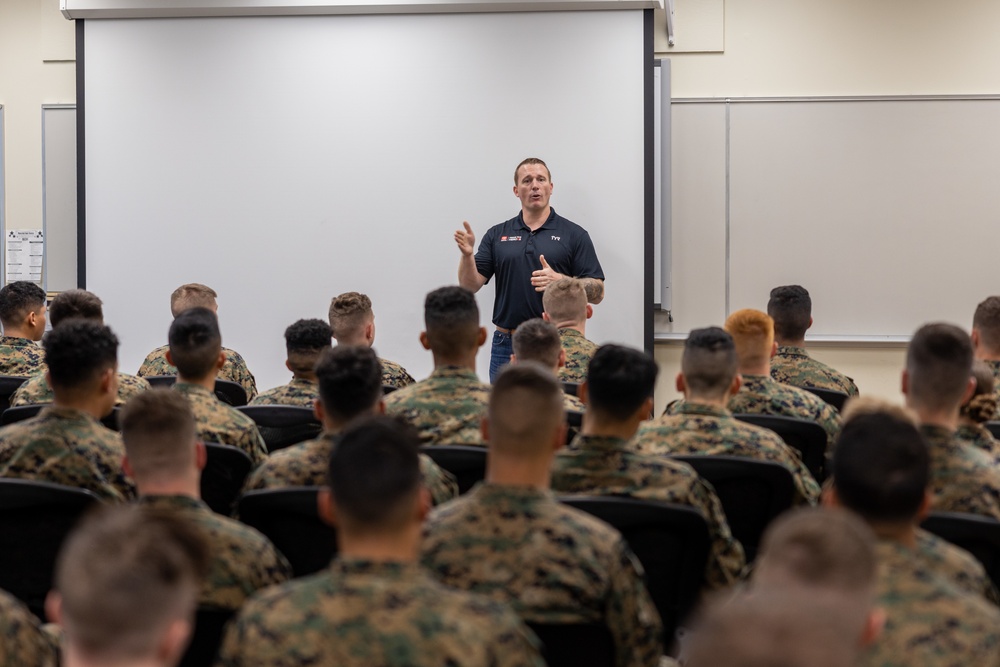 Medal of Honor Recipient Dakota Meyer Visits Cherry Point