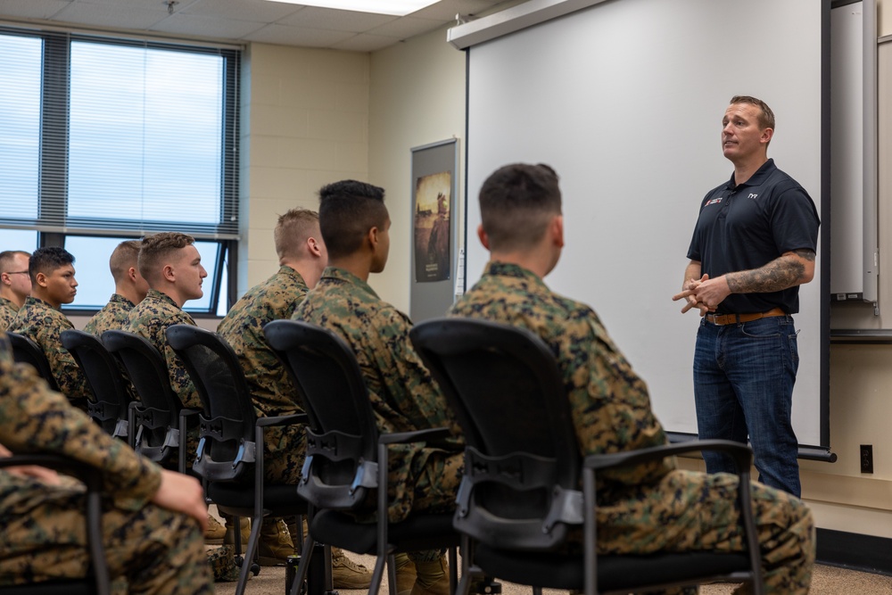 Medal of Honor Recipient Dakota Meyer Visits Cherry Point