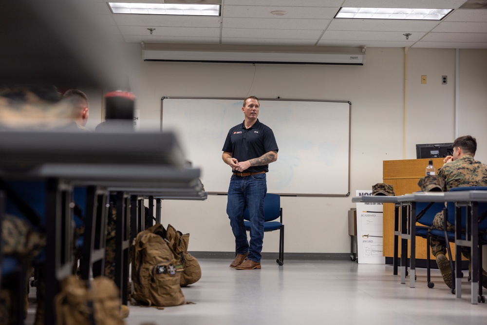 Medal of Honor Recipient Dakota Meyer Visits Cherry Point