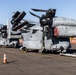 Marine Medium Tiltrotor Squadron 163 Marines Prepare MV-22B Ospreys for Loading