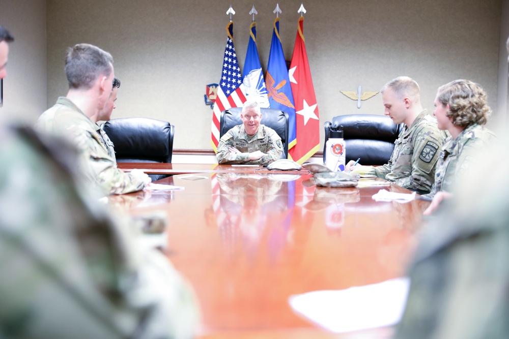 NGU ROTC visits USAACE
