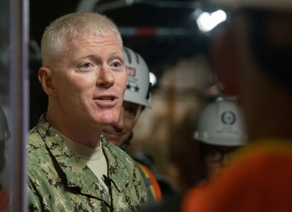 Army Lt. Gen. Spellmon, Brig. Gen. Gibbs tour Red Hill Bulk Fuel Storage Facility