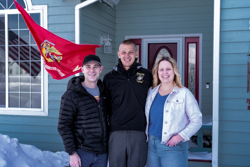 Cpl Acree Returns Home