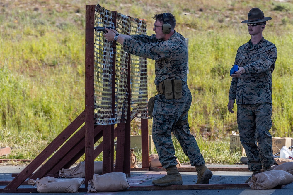 Civilians and service members participate in Marine Corps Marksmanship Competition