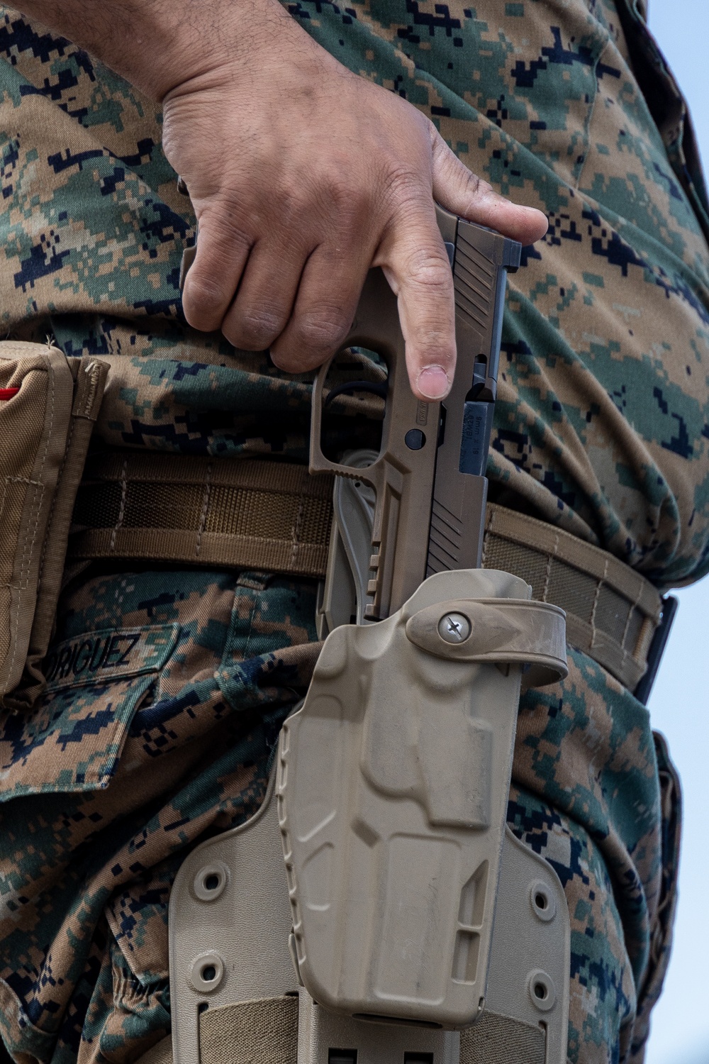 Civilians and service members participate in Marine Corps Marksmanship Competition