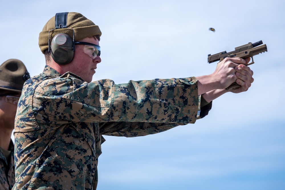 Civilians and service members participate in Marine Corps Marksmanship Competition