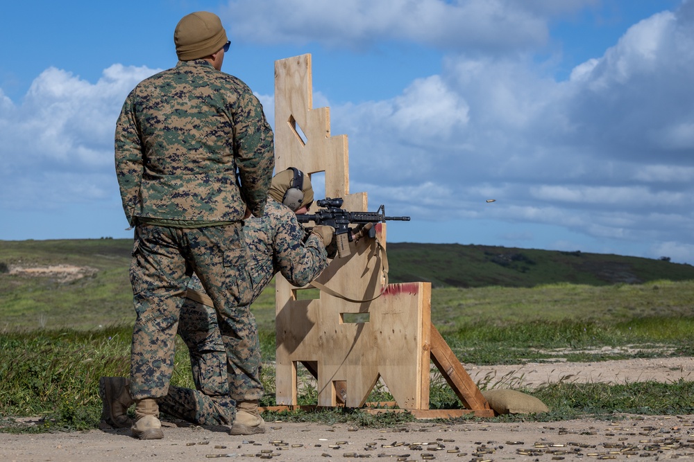 Civilians and service members participate in Marine Corps Marksmanship Competition