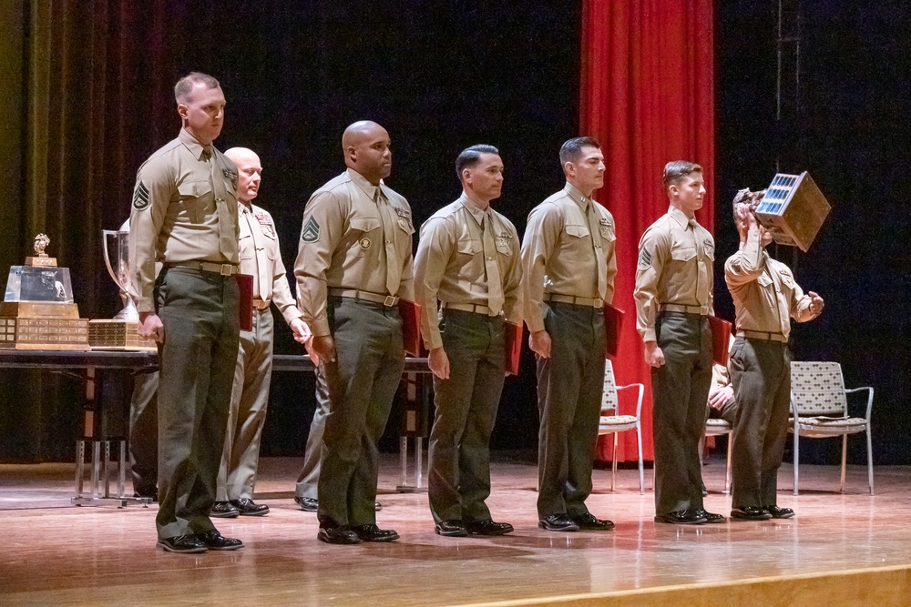 Civilians and service members participate in Marine Corps Marksmanship Competition