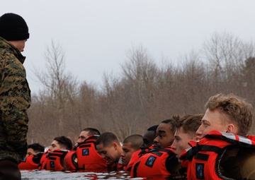 U.S. Marines with 2nd Landing Support Battalion Conduct a Hypothermia Lab in Fort Drum