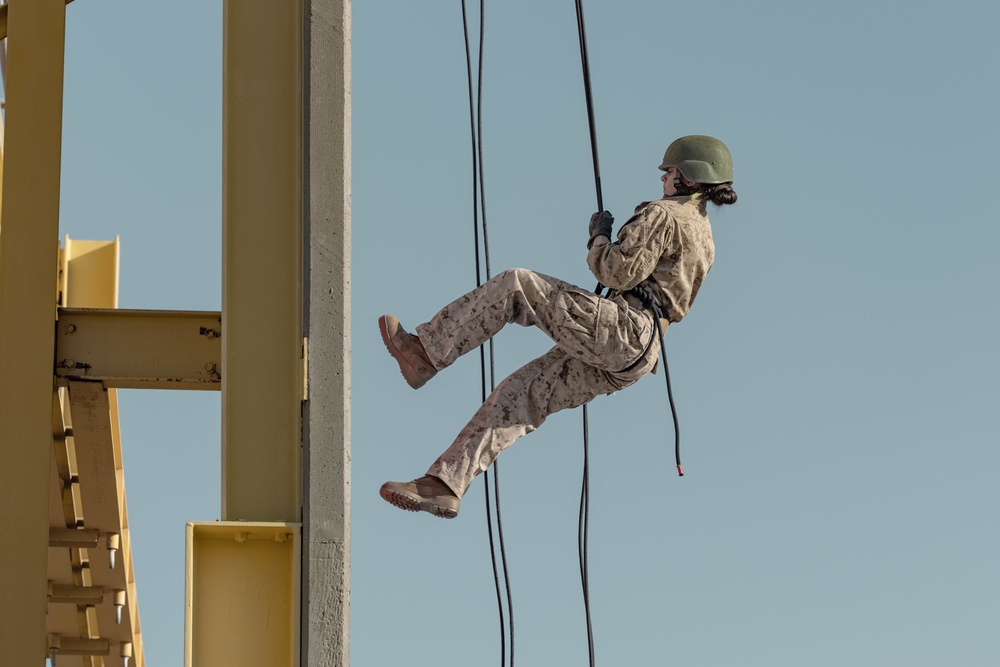 Mike Company Rappel Tower