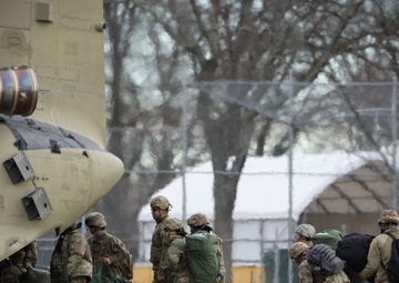 1174th soldiers conducted aviation movement of personnel from Fort Hamilton
