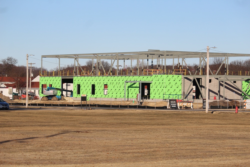 February 2023 construction operations of $11.96 million transient training brigade headquarters at Fort McCoy