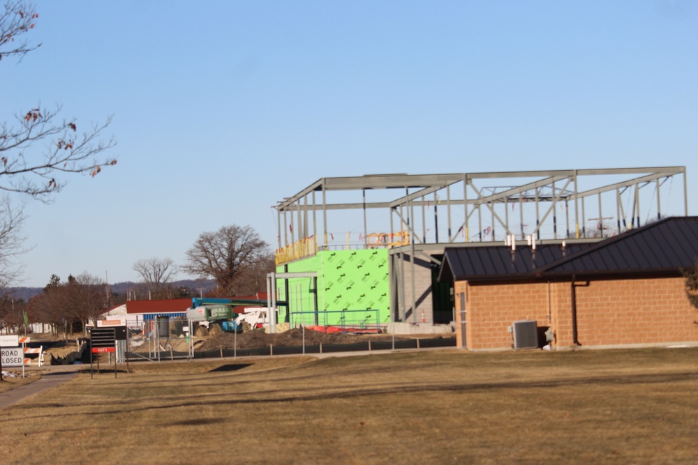 February 2023 construction operations of $11.96 million transient training brigade headquarters at Fort McCoy